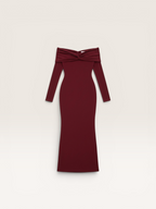 Robe col bardot