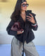 VESTE BAROQUE NOIRE