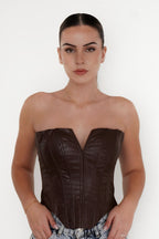 Bustier - Le Caractère (marron)
