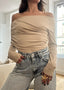 Body Drapé Beige