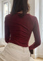 Body Drapé Bordeaux