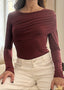 Body Drapé Bordeaux