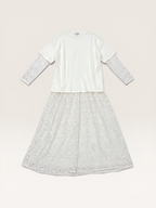Robe t-shirt dentelle