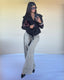 VESTE BAROQUE NOIRE