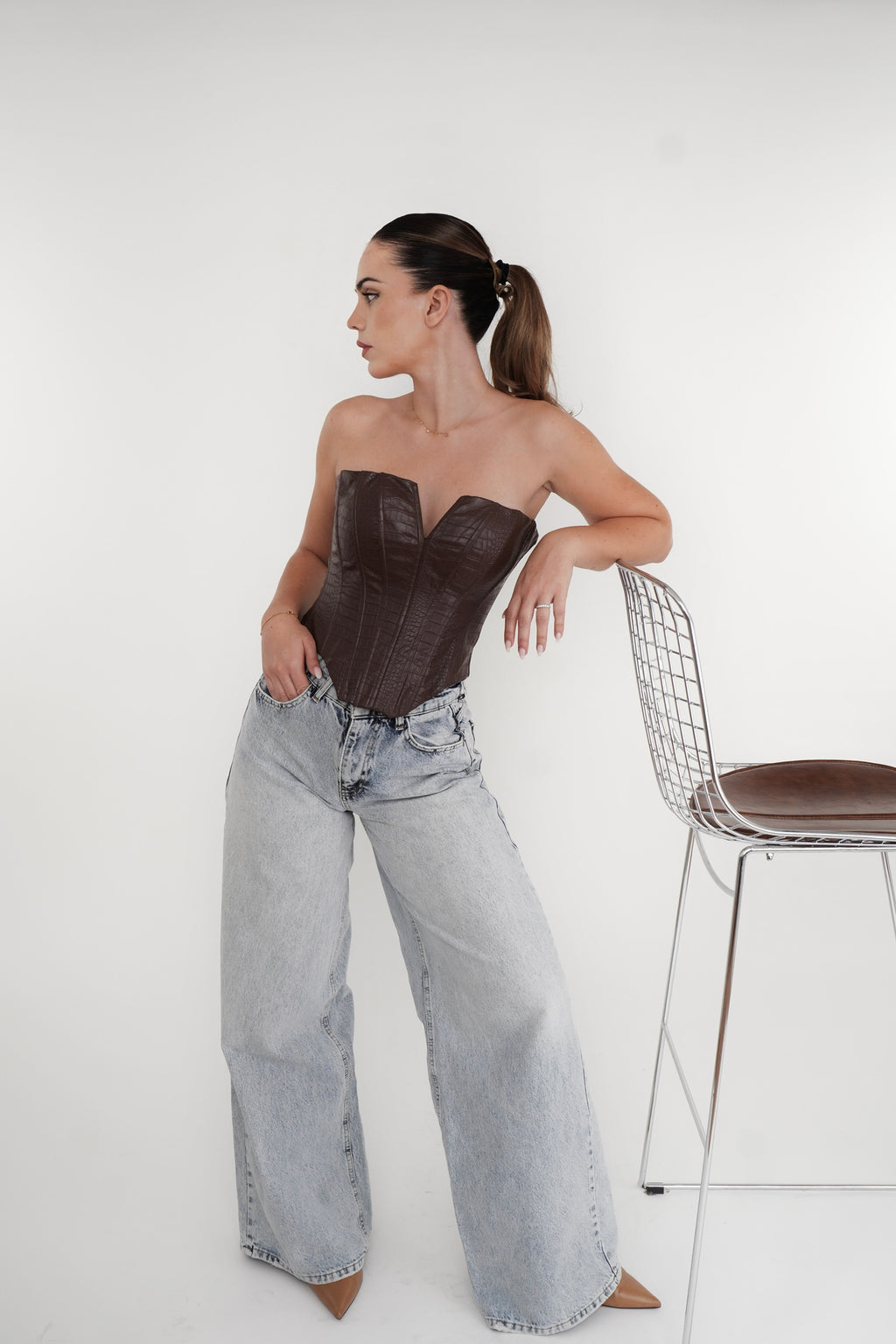 Bustier - Le Caractère (marron)