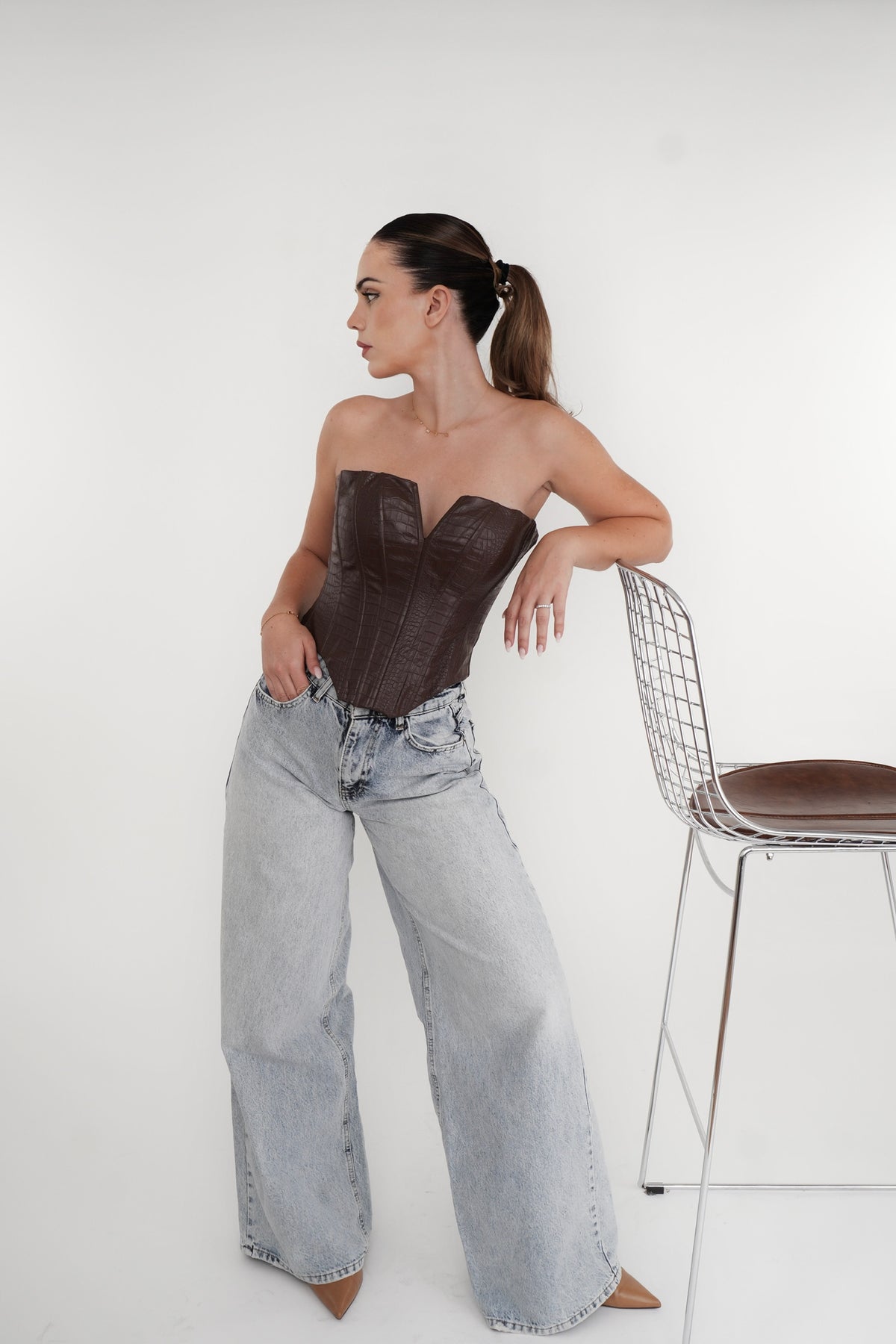 Bustier - Le Caractère (marron)