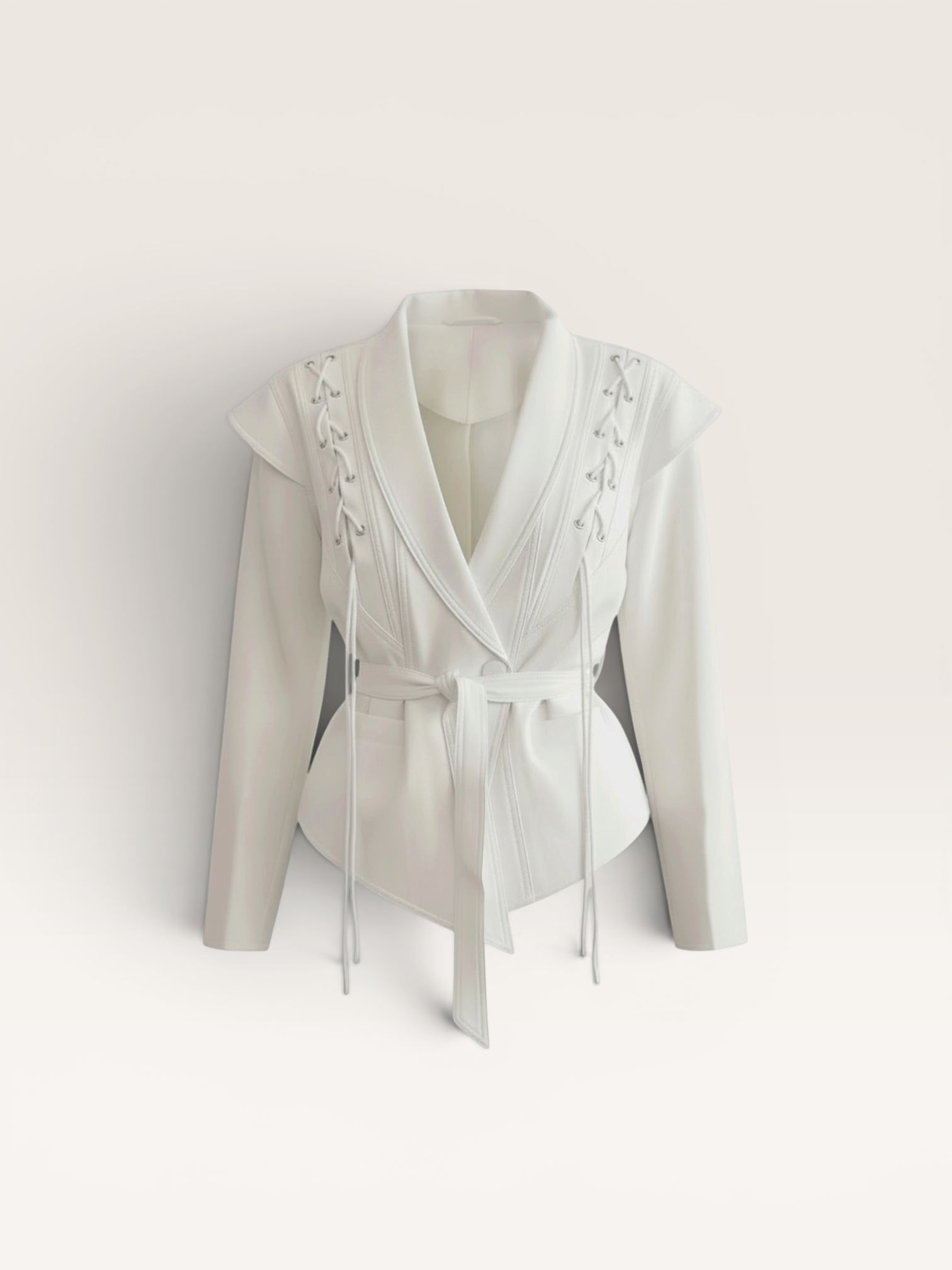Veste tailleur blanche