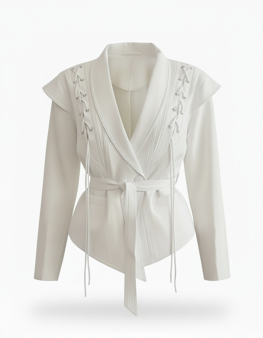 Veste Tailleur Blanche