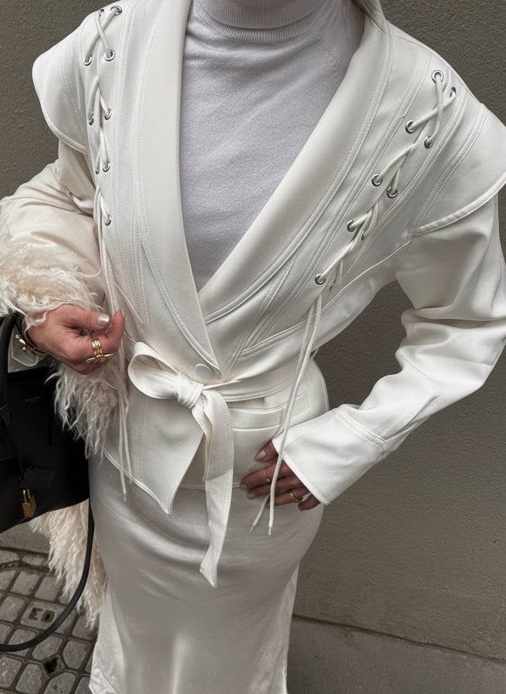 Veste Tailleur Blanche