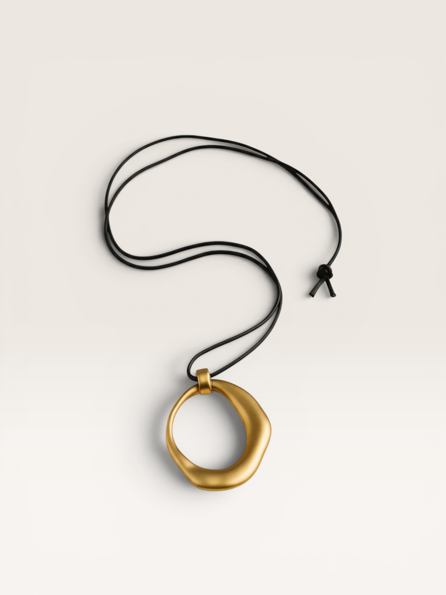 Gold Circle Necklace