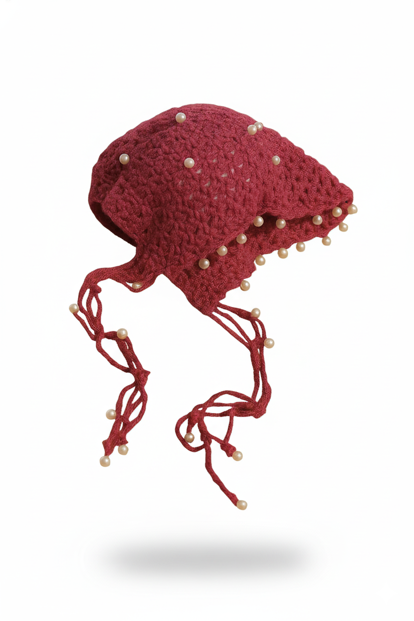 Chapeau Seau à Perles