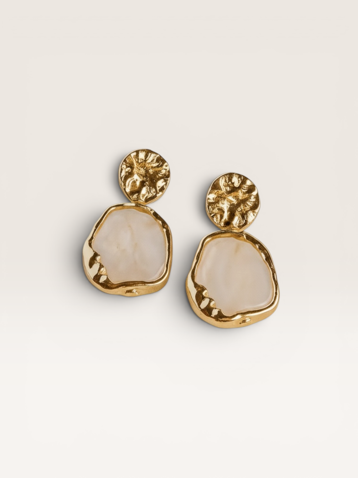 Ash Gold Earrings