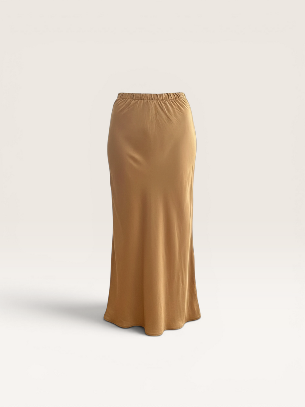 Jupe sirène camel