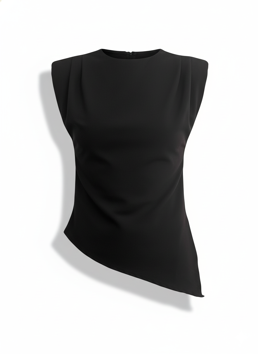 Top Épaulettes Asymétrique