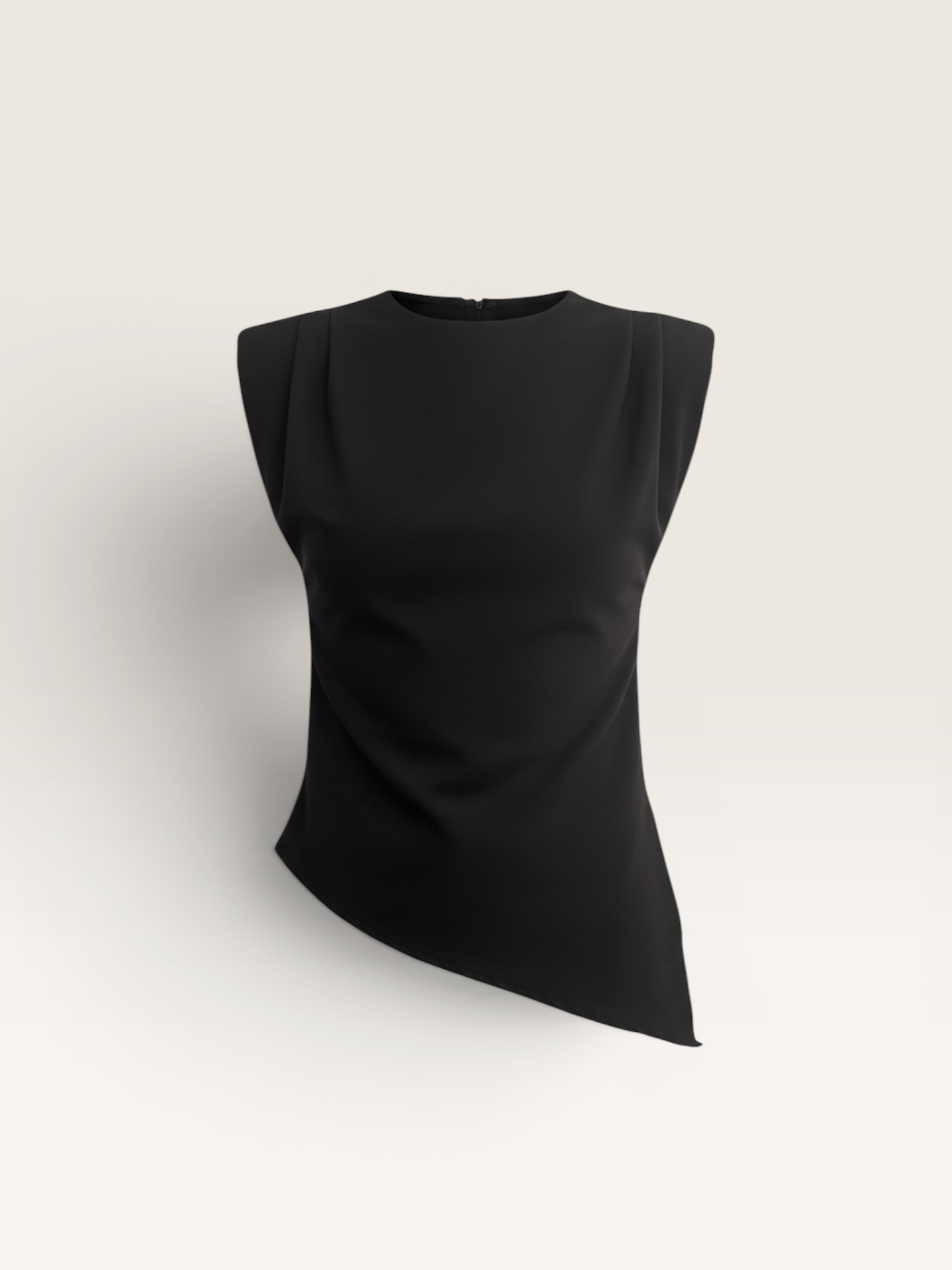 Top épaulettes asymétrique