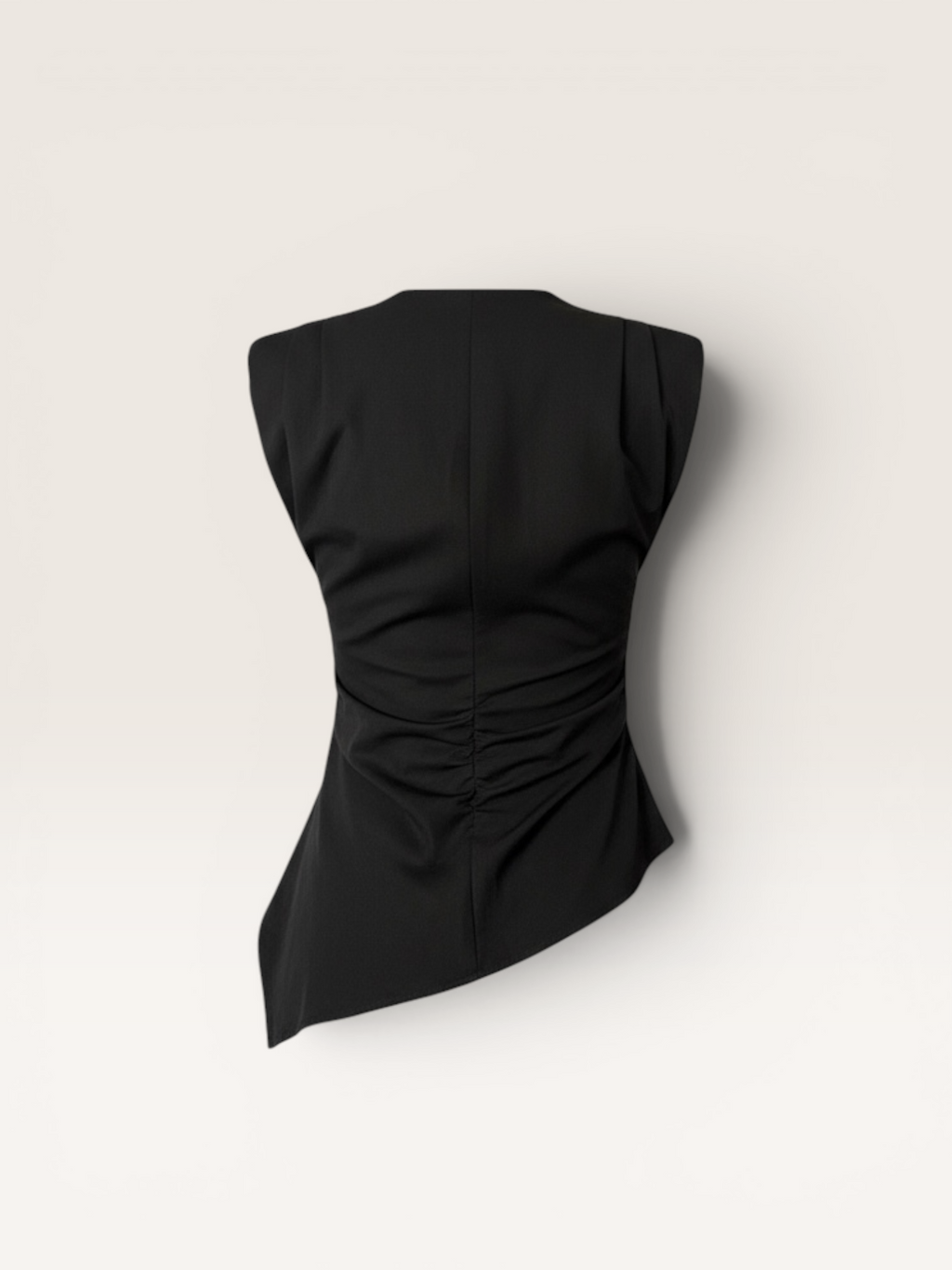 Top épaulettes asymétrique