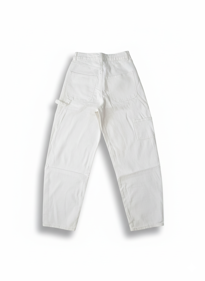 Jean Baggy Blanc