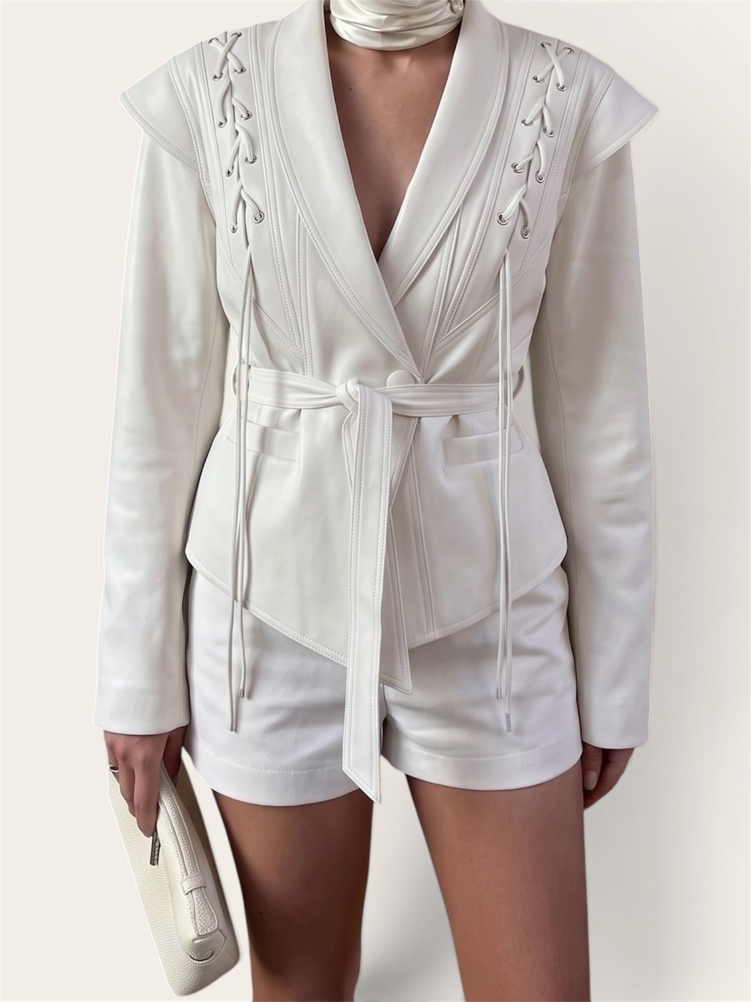 Veste tailleur blanche