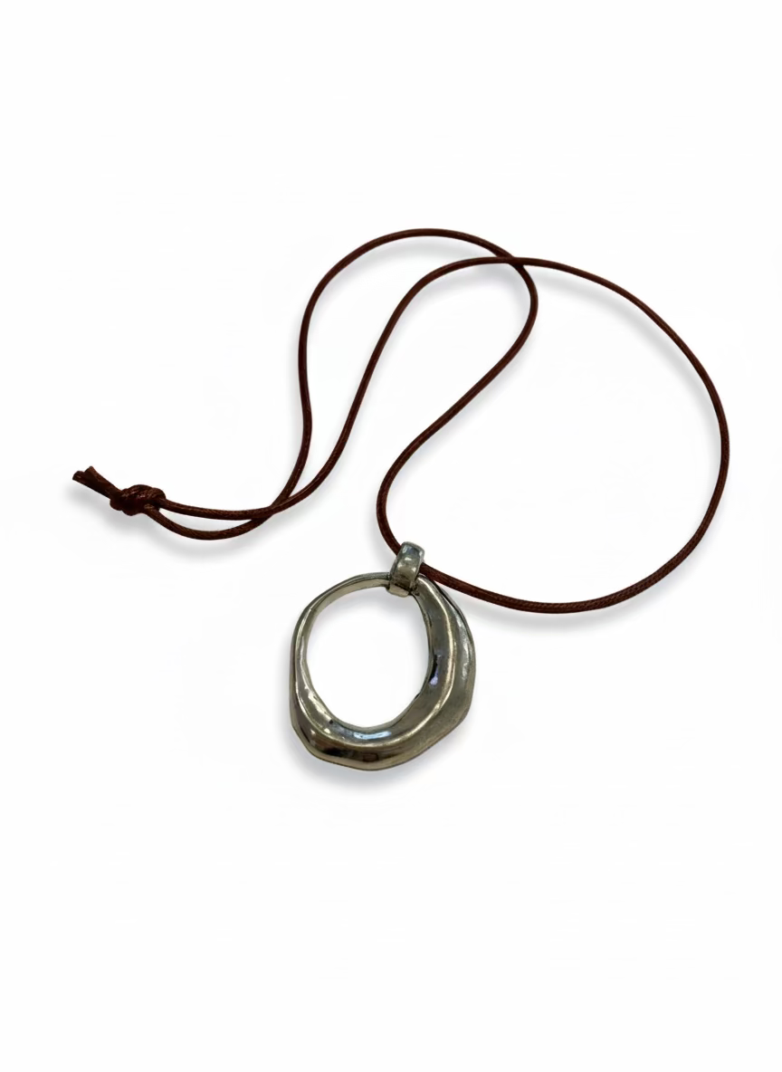 Sautoir Cercle Argent