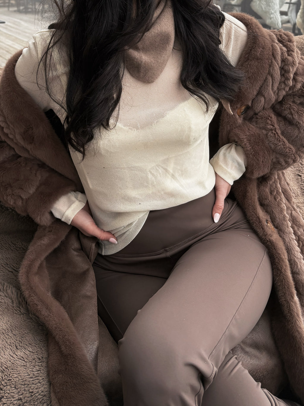 Top Transparent Paillettes