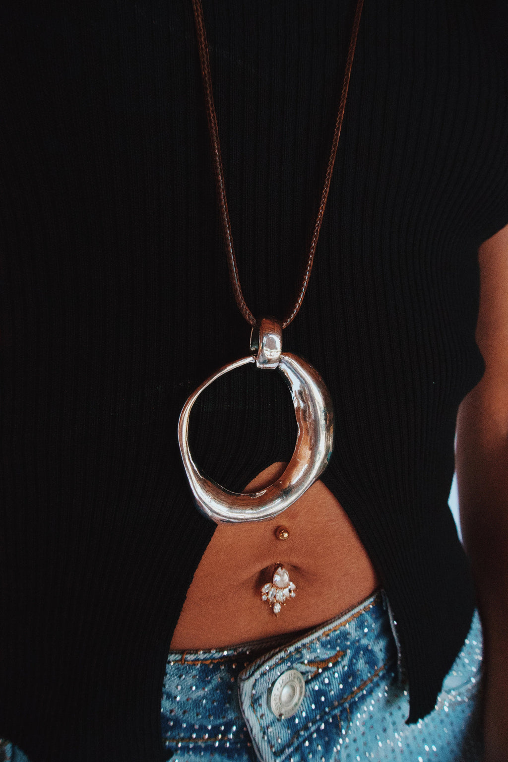 Sautoir Cercle Argent