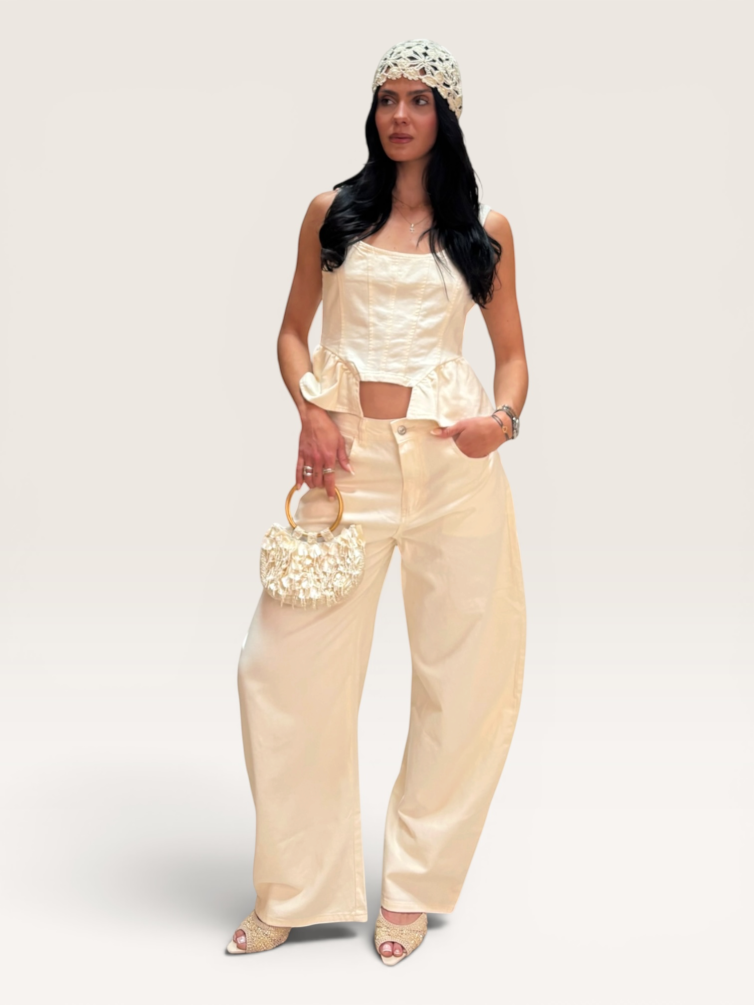 Ensemble beige