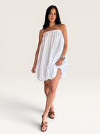 Robe bustier ballon