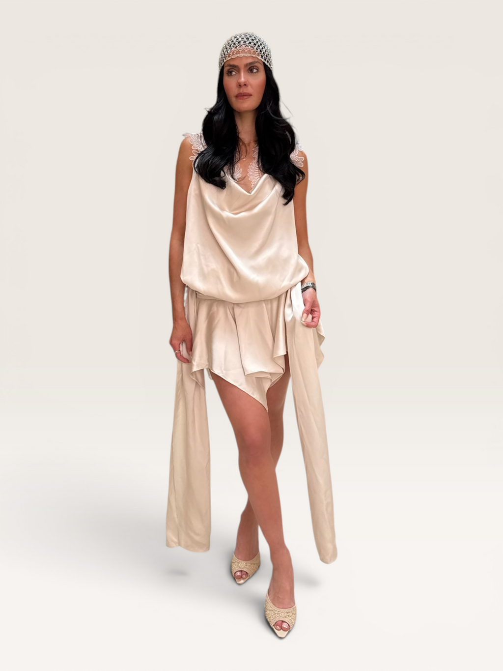 Robe drapée