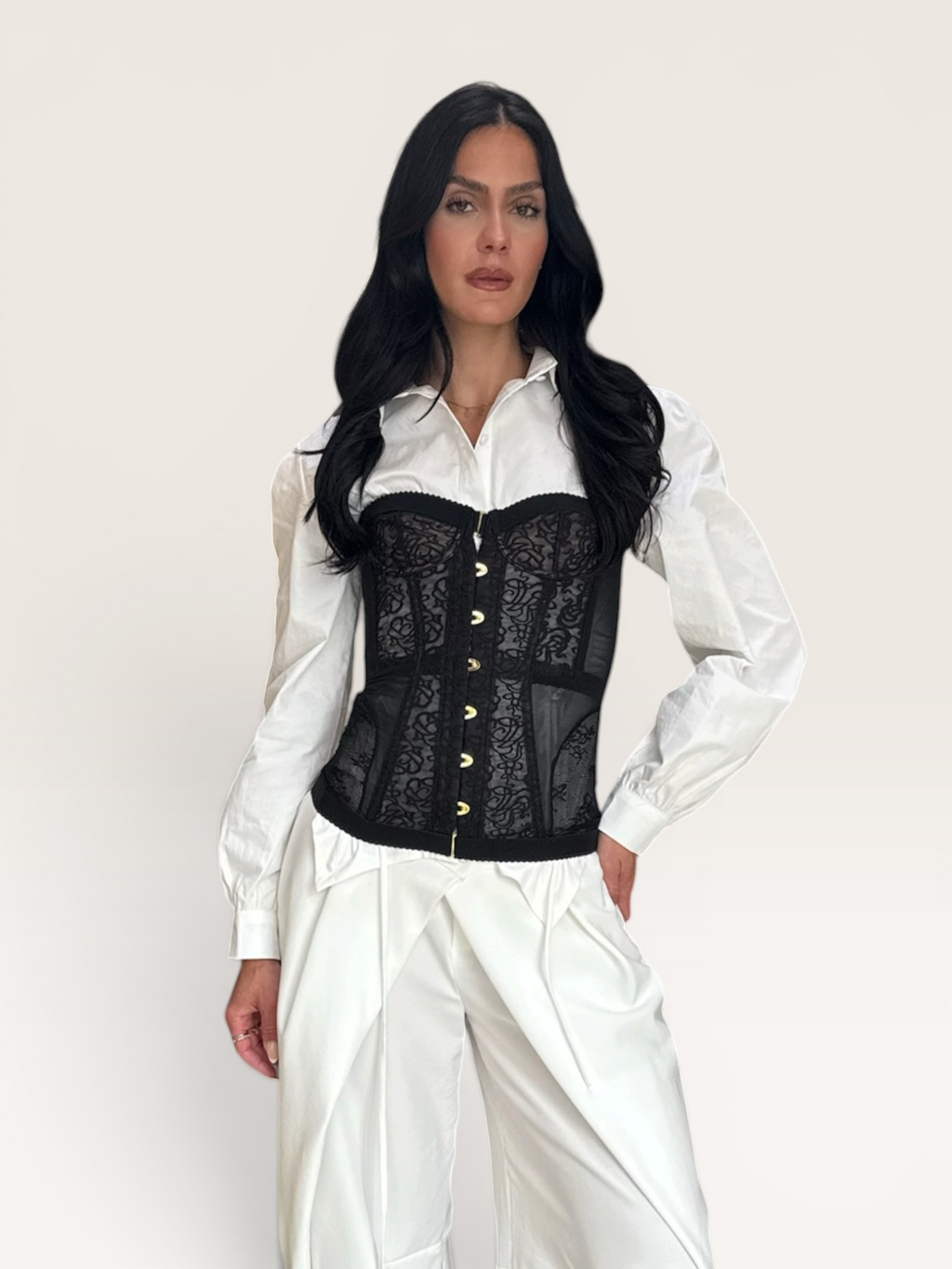Corset dentelle