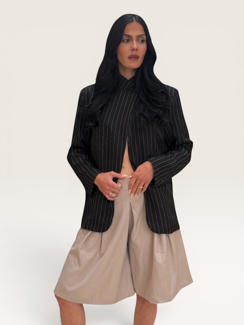 Blazer à rayures