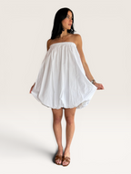 Robe bustier ballon