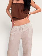 Pantalon gaze de coton