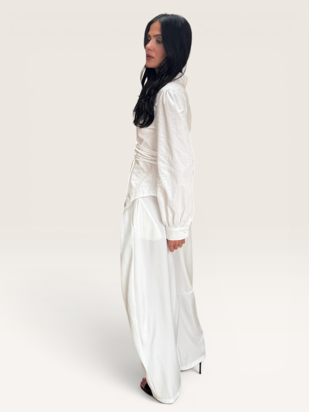 Chemise à lacets