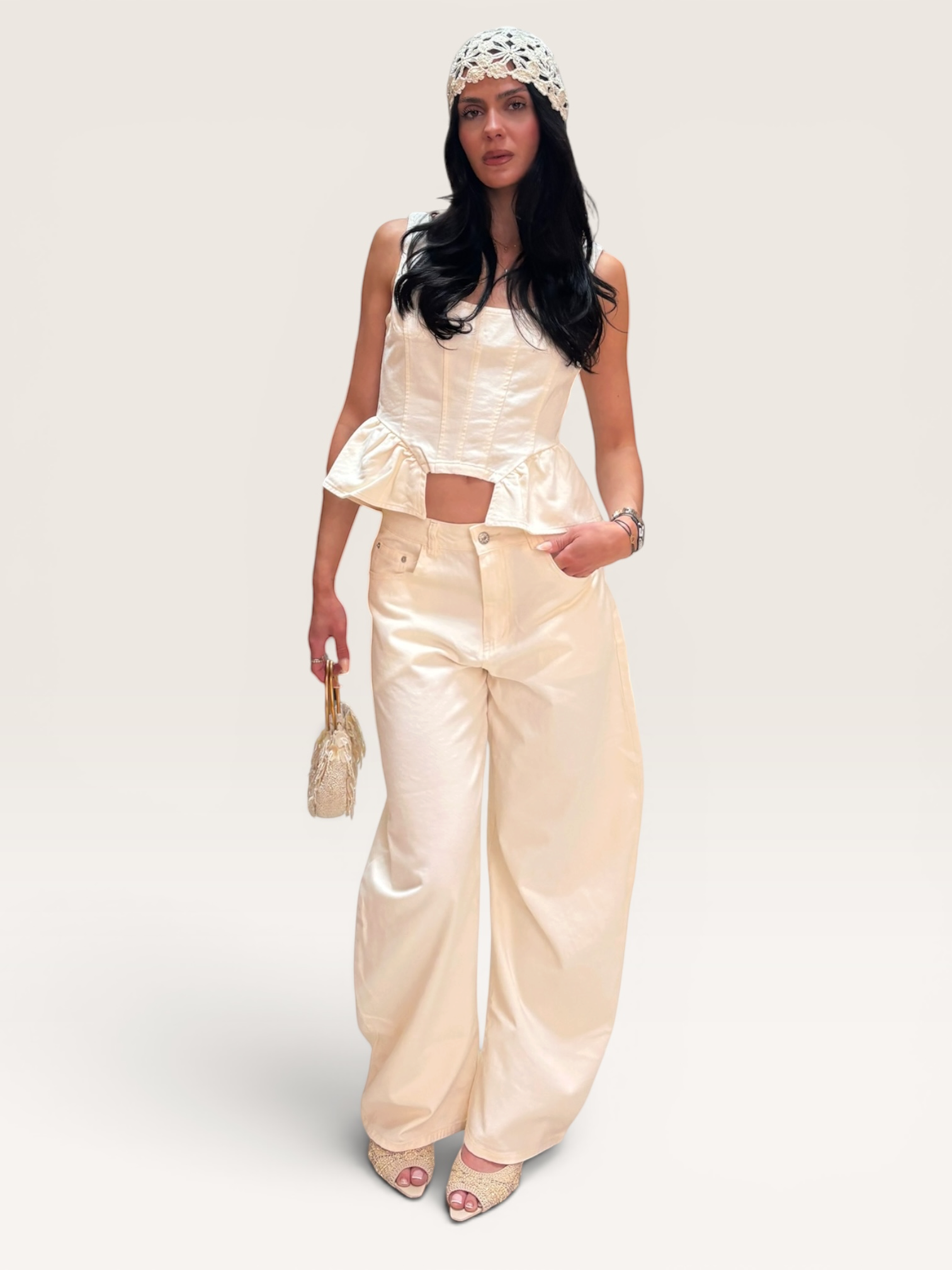 Ensemble beige