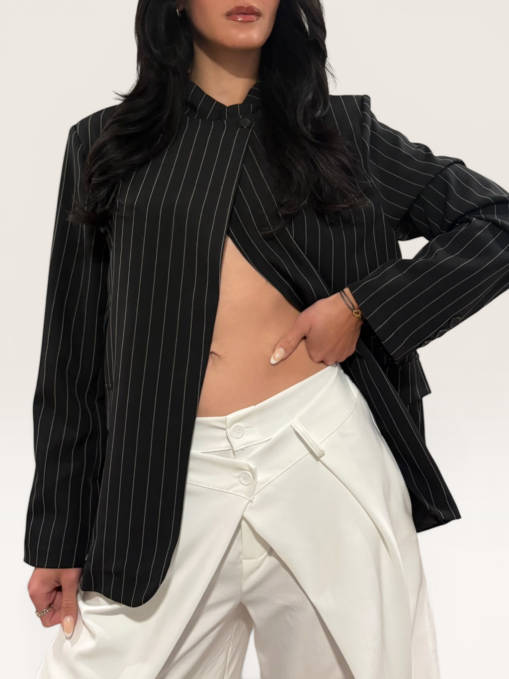 Blazer à rayures