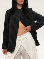 Blazer à rayures