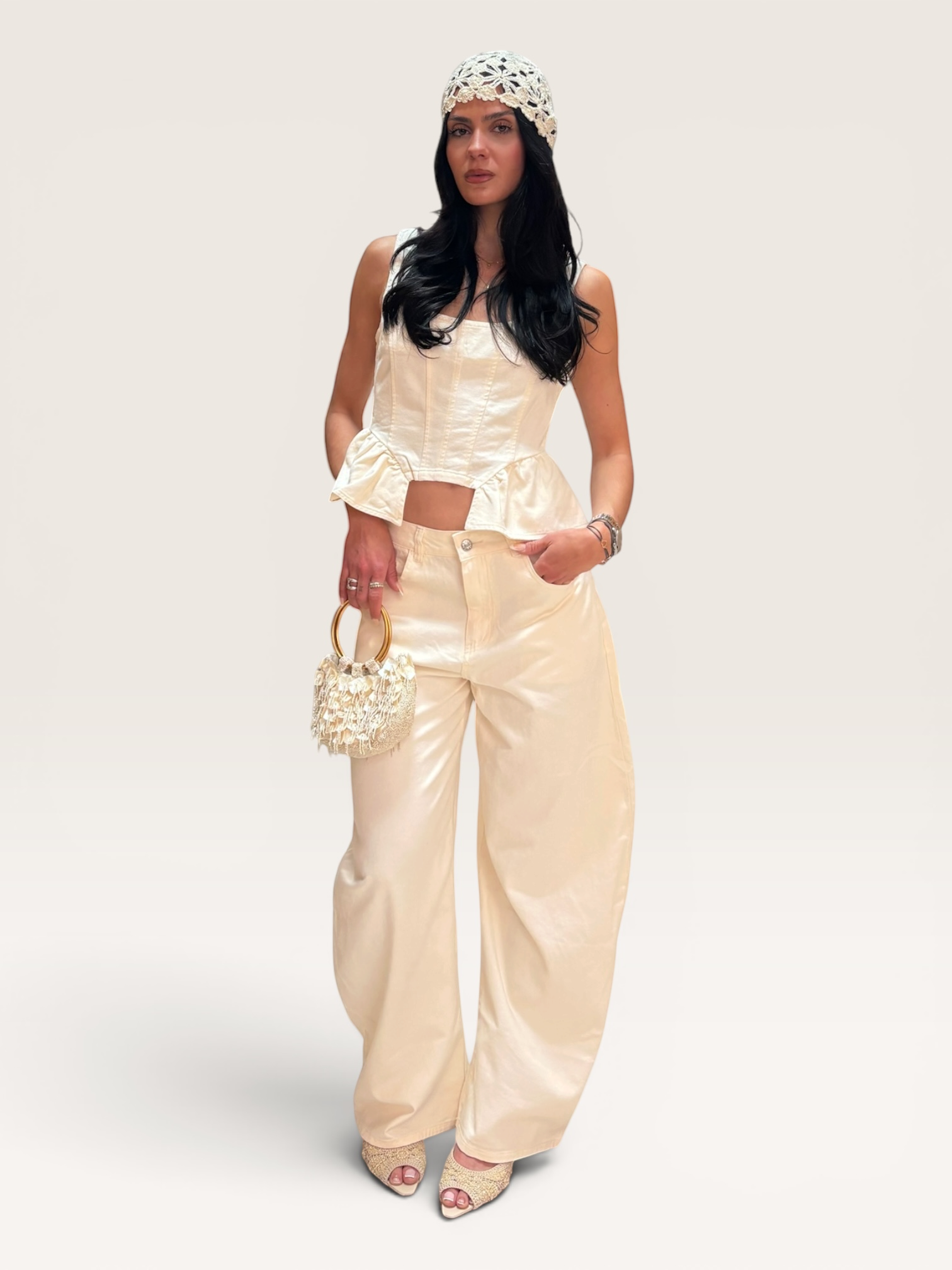 Ensemble beige