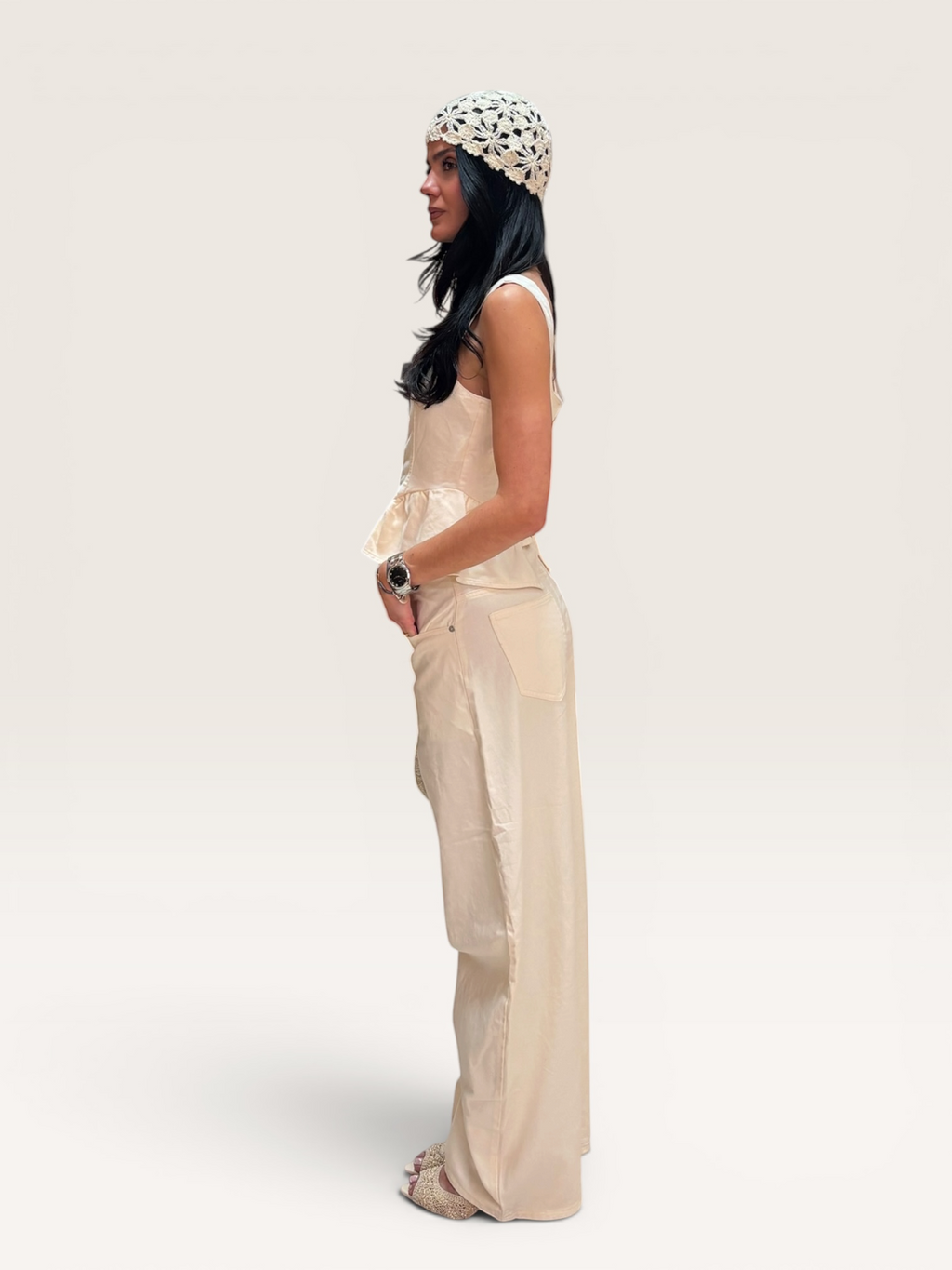 Ensemble beige