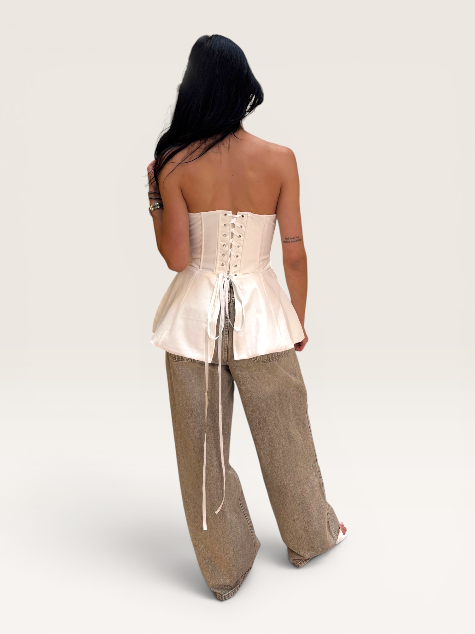 Corset blanc