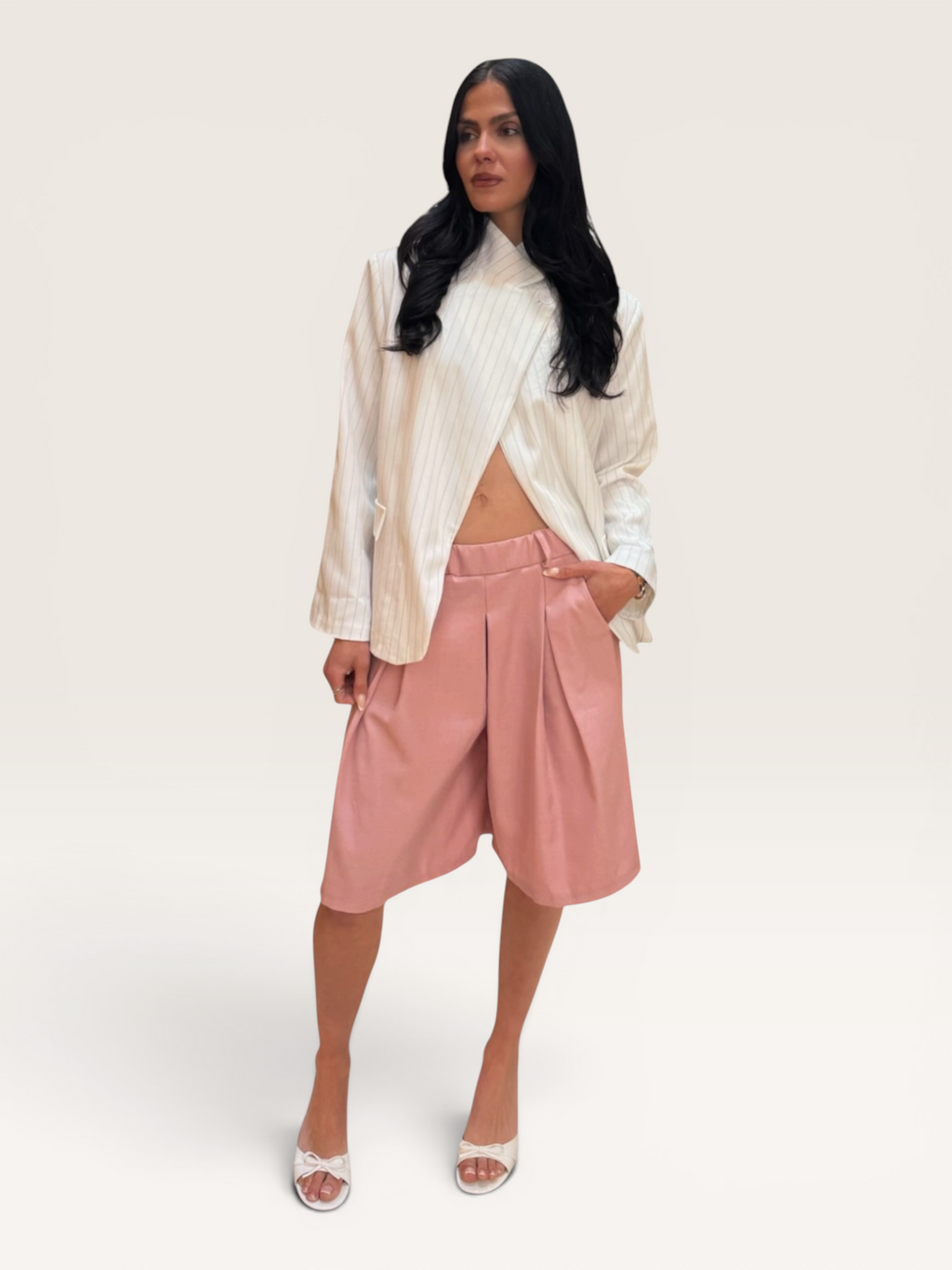 Blazer à rayures