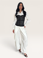 Chemise à lacets
