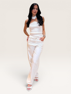 Jean baggy blanc