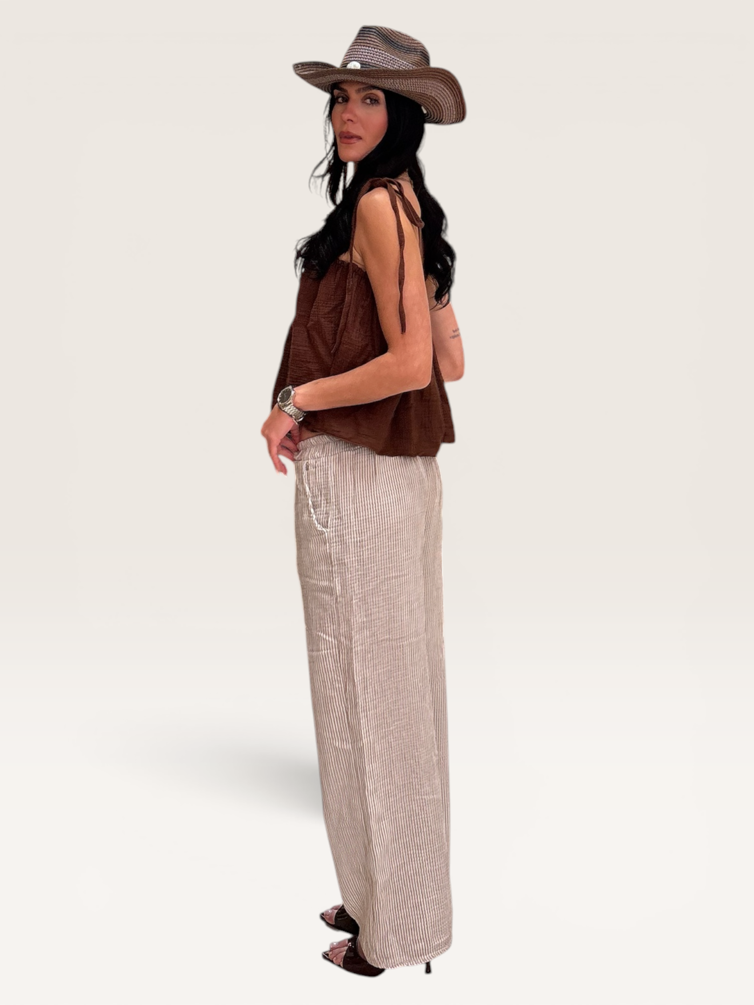 Pantalon gaze de coton