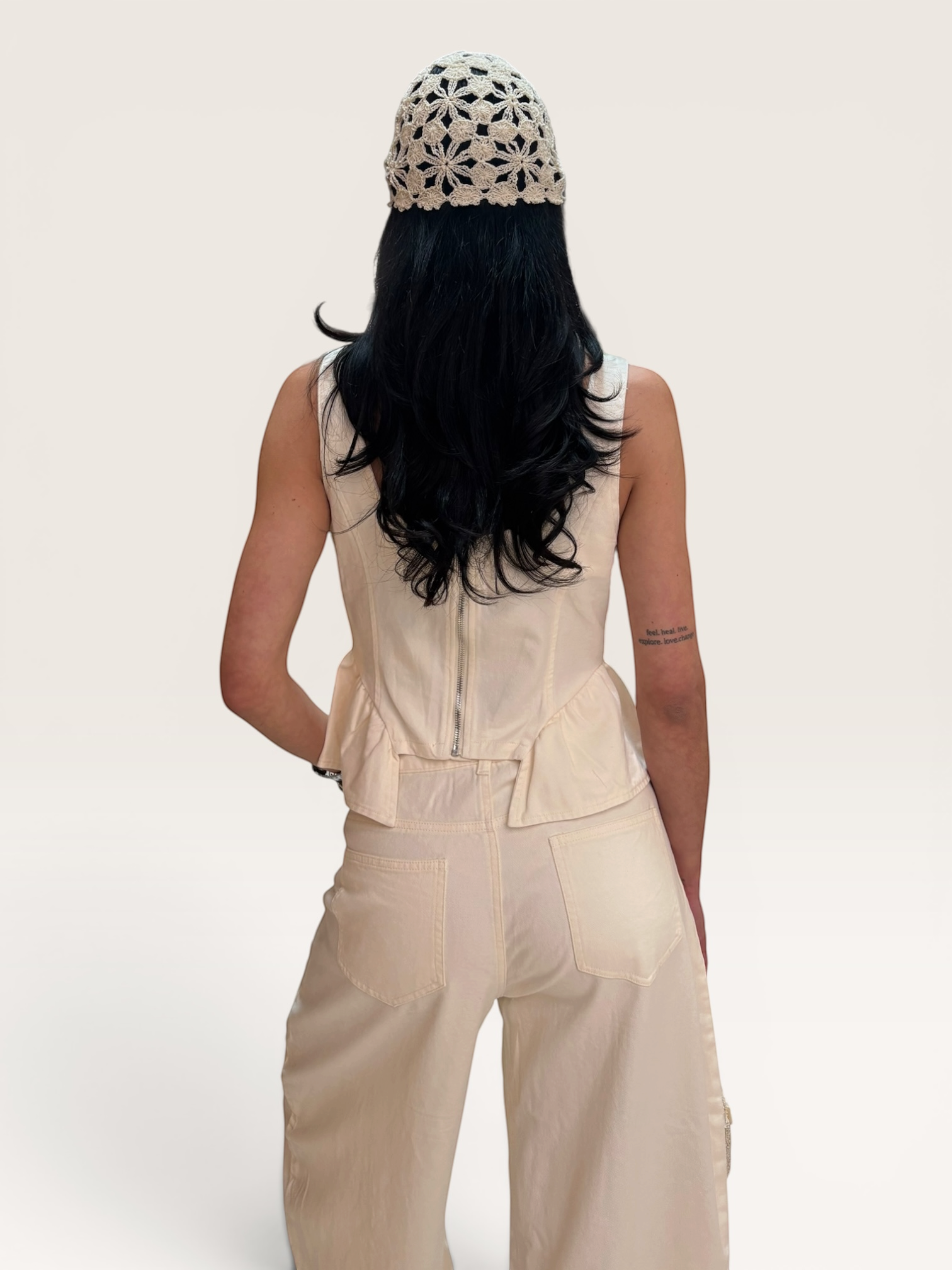Ensemble beige